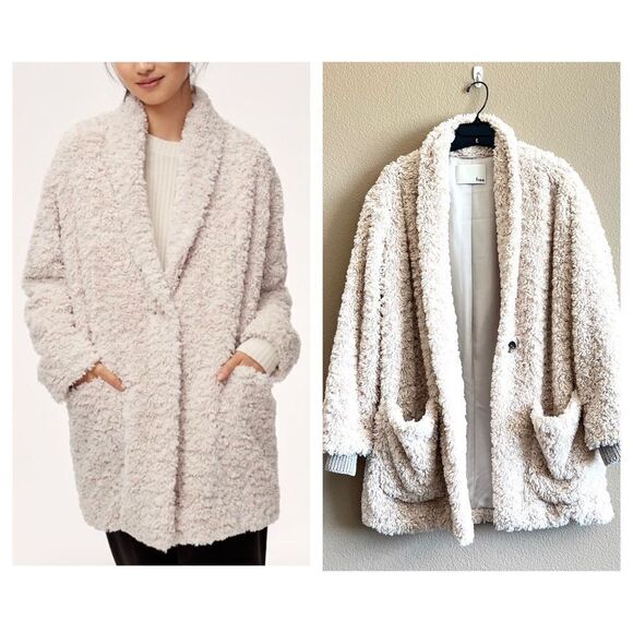 Aritzia Wilfred Free Grete Sherpa Coat